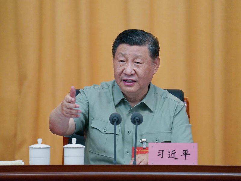 6月17日至19日，中央軍委政治工作會(huì)議在陜西延安召開。中共中央總書記、國(guó)家主席、中央軍委主席習(xí)近平出席會(huì)議并發(fā)表重要講話。這是17日下午，習(xí)近平發(fā)表重要講話。