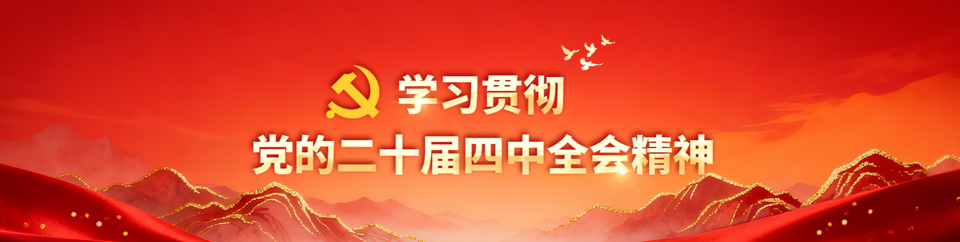 学习贯彻党的二十届四中全会精神-党建页