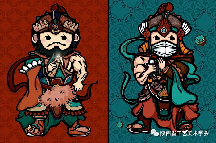 2招贴画《保卫》作者：李歆旻