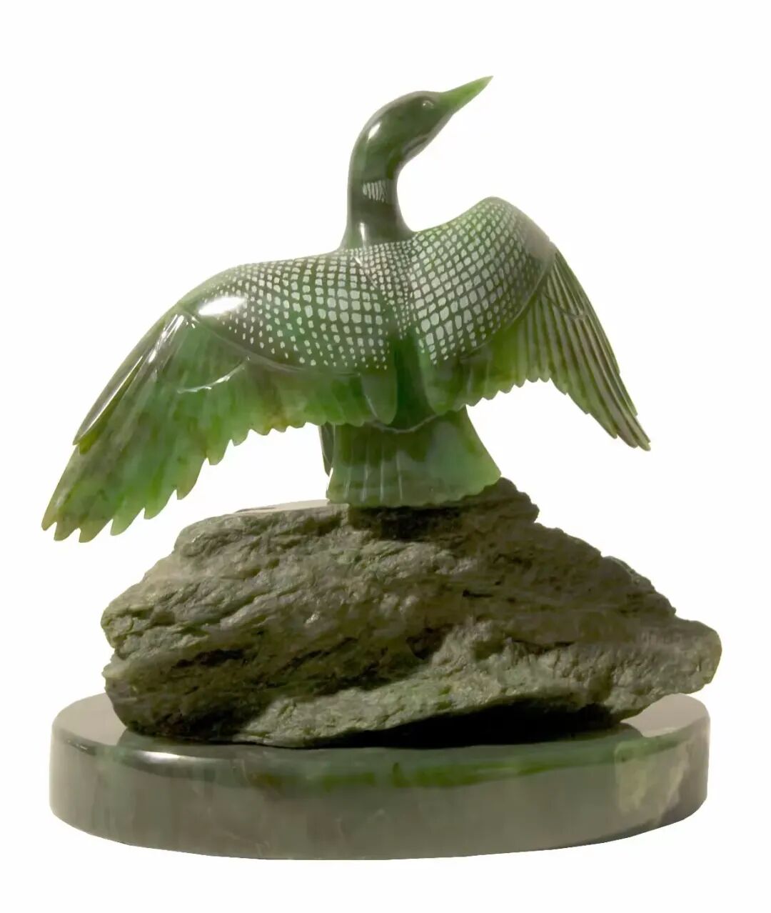 简篇-加拿大玉雕熊猫Panda Bear, Canadian Jade Carving--- By Charles C M Hu 胡昌民作