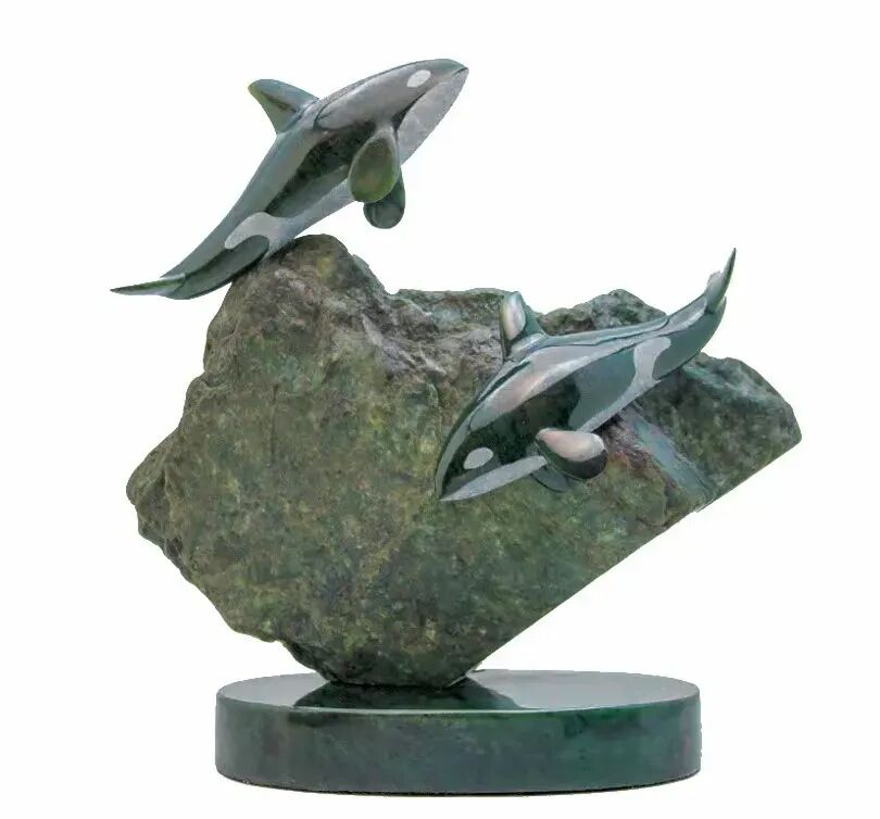 简篇-加拿大玉雕熊猫Panda Bear, Canadian Jade Carving--- By Charles C M Hu 胡昌民作