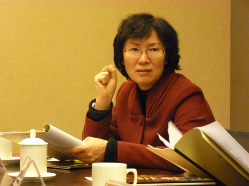 国家民委文宣司司长武翠英参加座谈