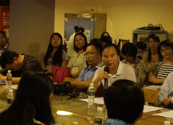 中国人类学民族学研究会秘书长黄忠彩发言