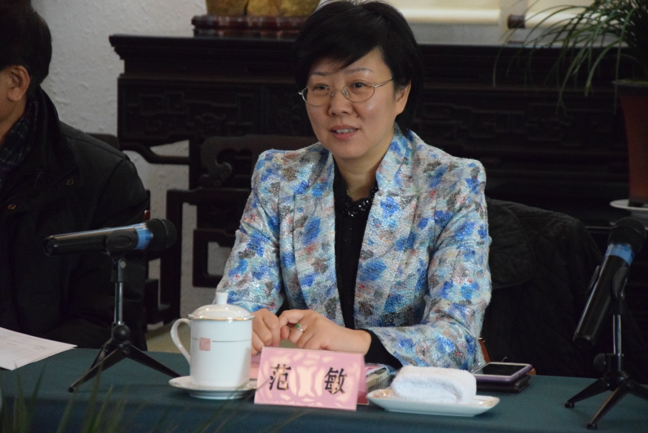 靖江市市委常委、统战部长范敏致欢迎辞