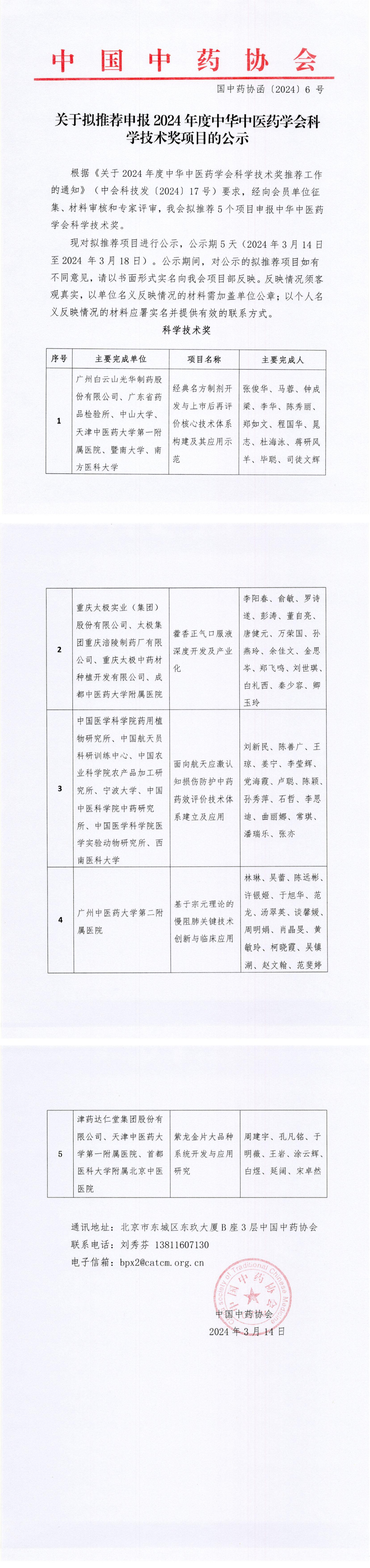 关于拟推荐申报2024年度中华中医药学会科学技术奖项目的公示(1)_1-3.jpg