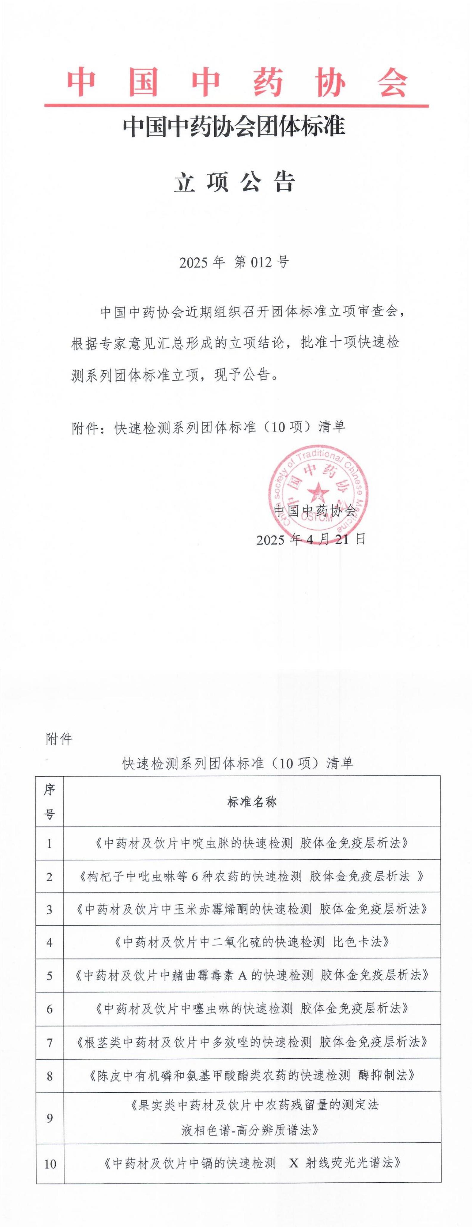 《快速检测系列》立项公告 012号_00.jpg